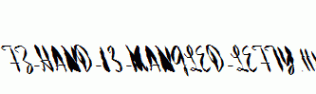 FZ-HAND-13-MANGLED-LEFTY.ttf