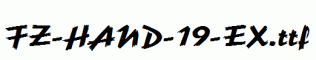 FZ-HAND-19-EX.ttf