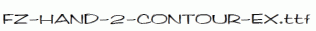 FZ-HAND-2-CONTOUR-EX.ttf