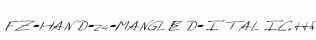FZ-HAND-24-MANGLED-ITALIC.ttf