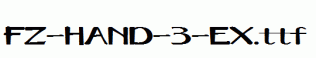 FZ-HAND-3-EX.ttf