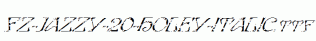 FZ-JAZZY-20-HOLEY-ITALIC.ttf