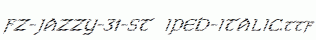 FZ-JAZZY-31-STRIPED-ITALIC.ttf