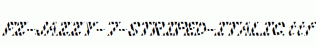 FZ-JAZZY-7-STRIPED-ITALIC.ttf