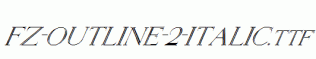 FZ-OUTLINE-2-ITALIC.ttf