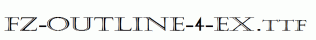 FZ-OUTLINE-4-EX.ttf