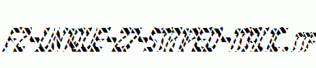 FZ-UNIQUE-27-STRIPED-ITALIC.ttf