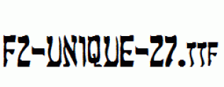 FZ-UNIQUE-27.ttf