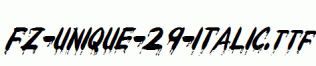 FZ-UNIQUE-29-ITALIC.ttf