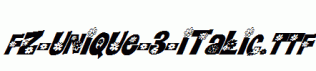 FZ-UNIQUE-3-ITALIC.ttf