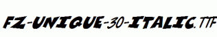 FZ-UNIQUE-30-ITALIC.ttf