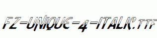 FZ-UNIQUE-4-ITALIC.ttf