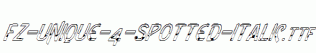 FZ-UNIQUE-4-SPOTTED-ITALIC.ttf