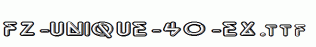 FZ-UNIQUE-40-EX.ttf