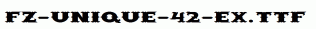 FZ-UNIQUE-42-EX.ttf