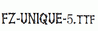 FZ-UNIQUE-5.ttf