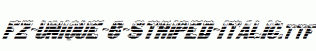 FZ-UNIQUE-6-STRIPED-ITALIC.ttf