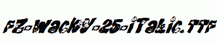 FZ-WACKY-25-ITALIC.ttf
