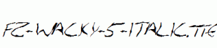 FZ-WACKY-5-ITALIC.ttf