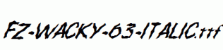 FZ-WACKY-63-ITALIC.ttf