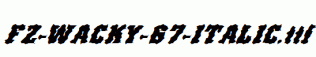 FZ-WACKY-67-ITALIC.ttf