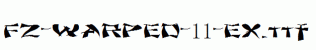 FZ-WARPED-11-EX.ttf