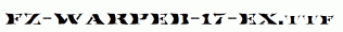 FZ-WARPED-17-EX.ttf