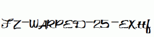 FZ-WARPED-25-EX.ttf