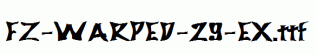 FZ-WARPED-29-EX.ttf