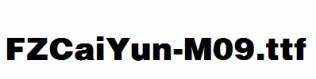 FZCaiYun-M09.ttf