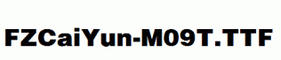 FZCaiYun-M09T.ttf