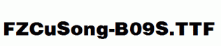 FZCuSong-B09S.ttf