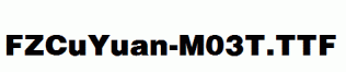 FZCuYuan-M03T.ttf