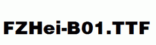 FZHei-B01.ttf