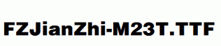 FZJianZhi-M23T.ttf