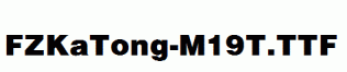FZKaTong-M19T.ttf