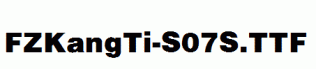FZKangTi-S07S.ttf