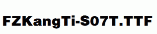 FZKangTi-S07T.ttf