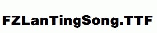 FZLanTingSong.ttf
