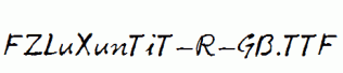 FZLuXunTiT-R-GB.ttf
