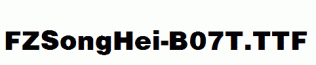 FZSongHei-B07T.ttf
