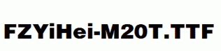 FZYiHei-M20T.ttf