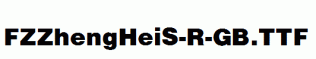 FZZhengHeiS-R-GB.ttf