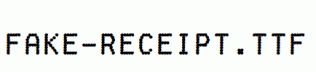 Fake-Receipt.ttf