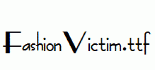 FashionVictim.ttf