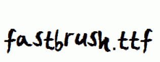 FastBrush.ttf