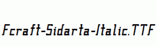 Fcraft-Sidarta-Italic.ttf