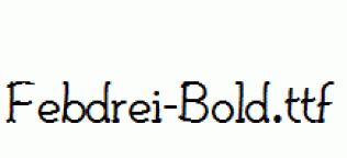 Febdrei-Bold.ttf