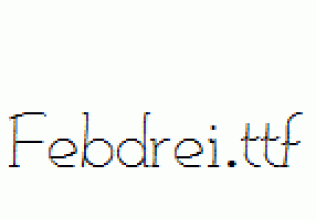 Febdrei.ttf