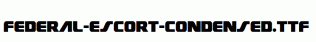 Federal-Escort-Condensed.ttf